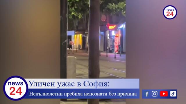 Уличен ужас в София: Непълнолетни пребиха непознати без причина – СДВР се самосезира след видео в мрежата