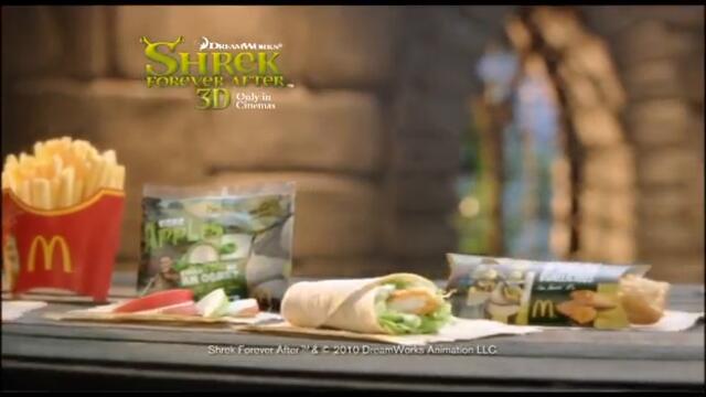 McDonalds Happy Meal Shrek Forever After 2010 Ad