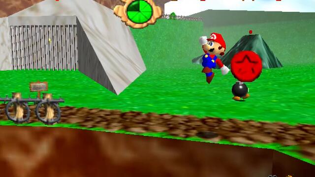 Super Mario 64 - Course 1: Find The 8 Red Coins (Part 1)