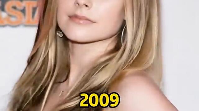 Avril Lavigne through the years