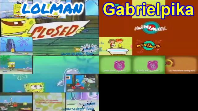 Lolman vs Gabrielpika Sparta Remix Quadparison