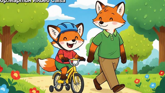 Новото колело.Весело Детско Стихче