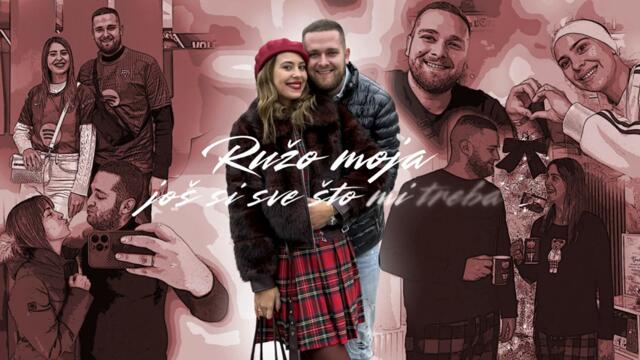 Armin Jusufovic - RUZA (Official Lyrics Video 2025)