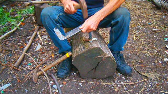 Клепане на коса - Клепка косы    ♈🛴👨‍🦰