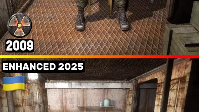 ☢️ Voiceover in STALKER Original 2009 vs Enhanced 2025 #Shorts #Stalker #games #youtubeshorts #vs