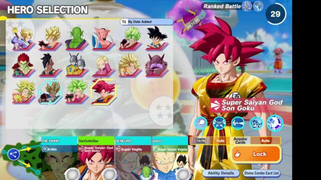 Super Saiyan God Son Goku (   infinite  skin ) Gameplay  еп  1 ( DRAGON BALL GEKISHIN SQUADRA)