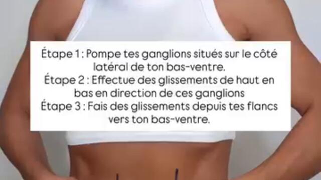 Релаксиращ масаж на корема с черти