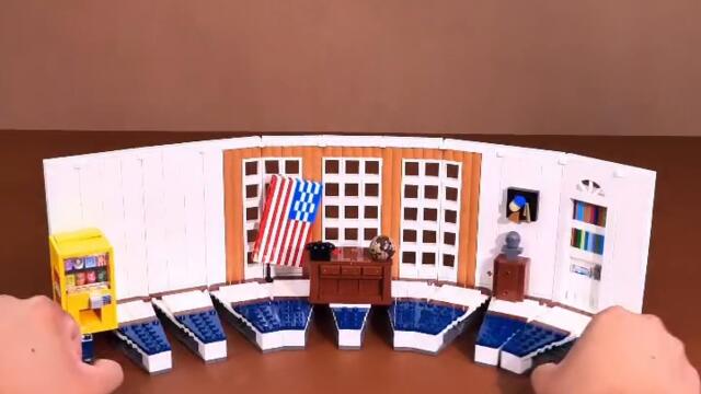 Президента на обединените кубчета [Lego MOC]